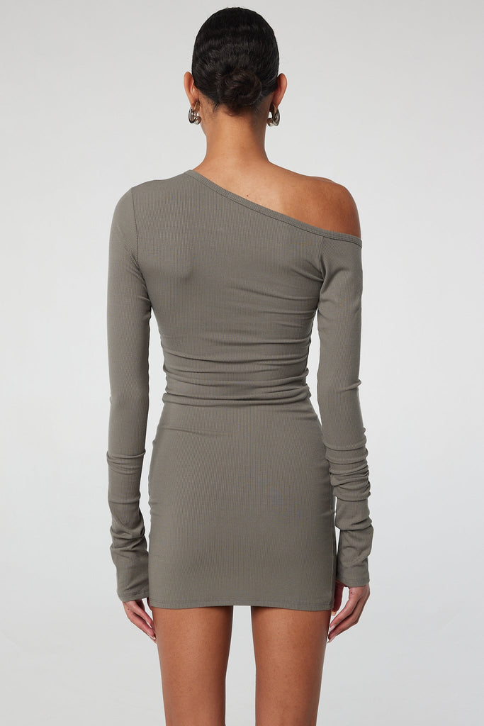 RORI DRESS CHARCOAL GREY - The Line by K