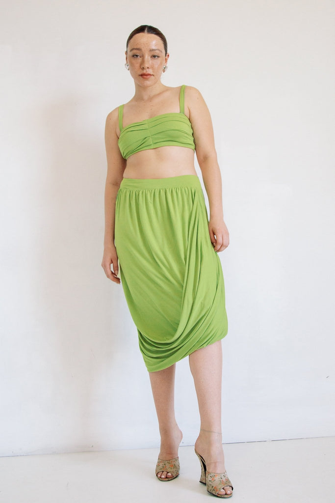 SANDER SKIRT APPLE GREEN - The Line by K