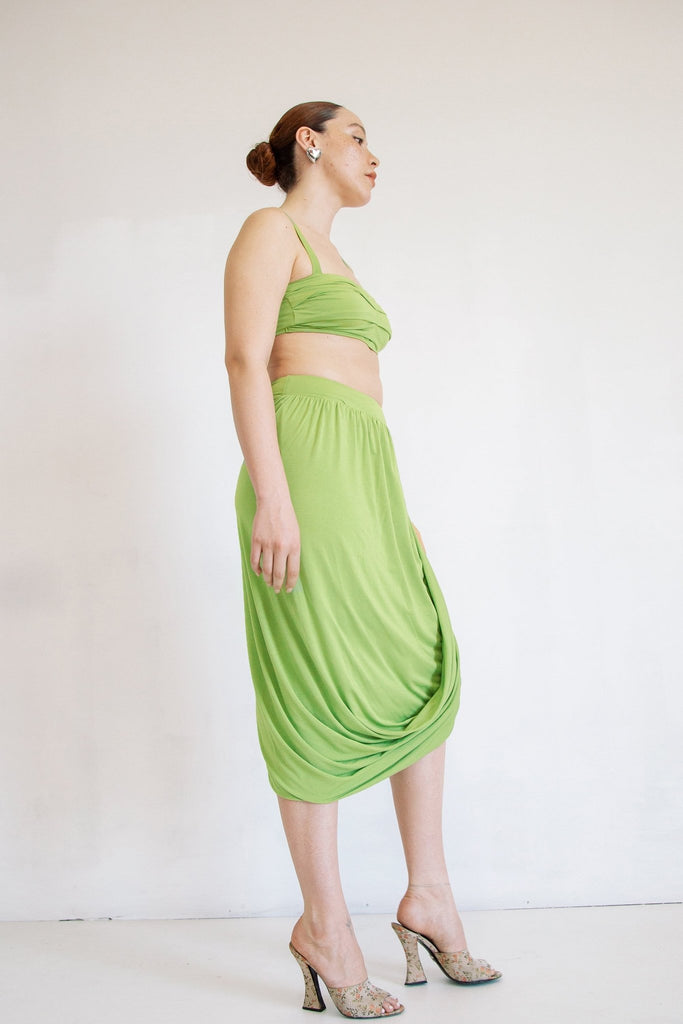 SANDER SKIRT APPLE GREEN - The Line by K