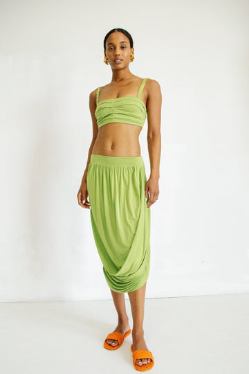 SANDER SKIRT APPLE GREEN - The Line by K