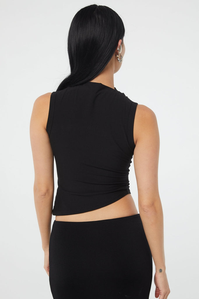 SELMA TANK TOP BLACK - The Line by K