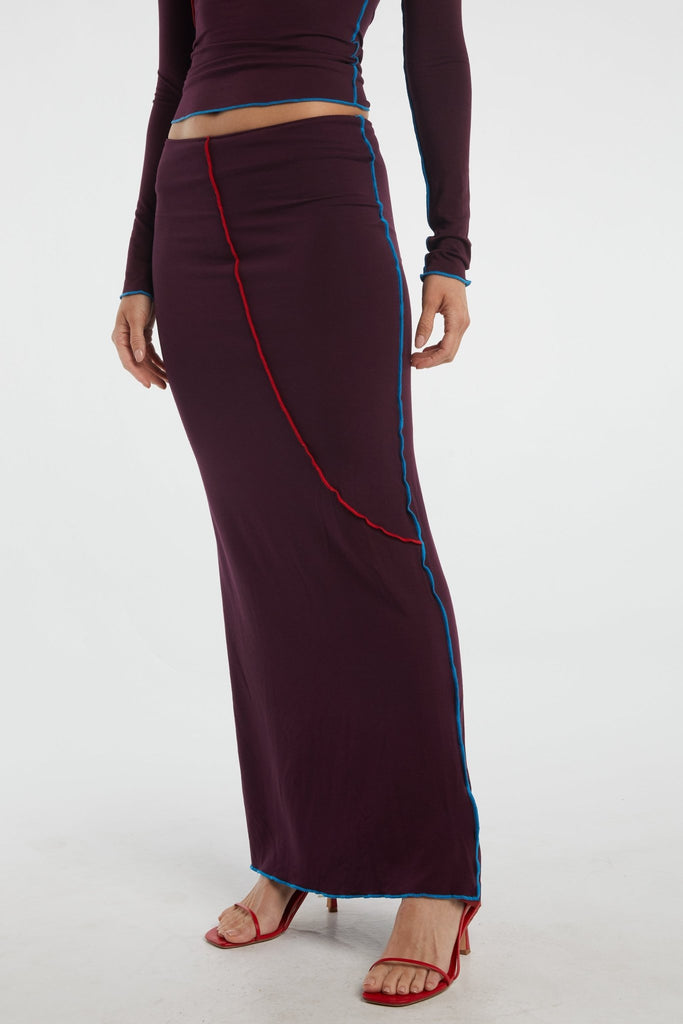 VANA SKIRT OXBLOOD - The Line by K