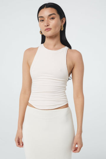 XIMENO TANK TOP VANILLA - The Line by K