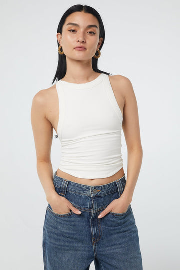 XIMENO TANK TOP WHITE - The Line by K