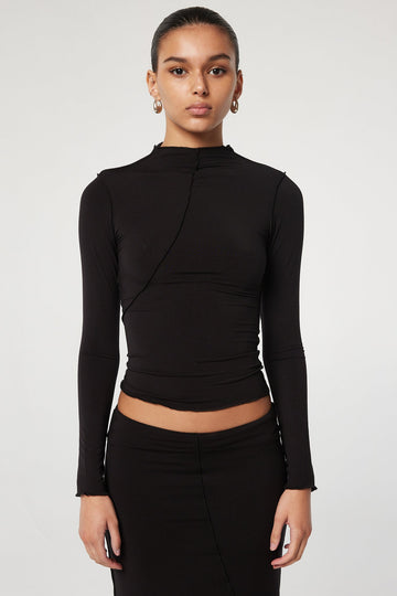 ZANE TOP BLACK - The Line by K