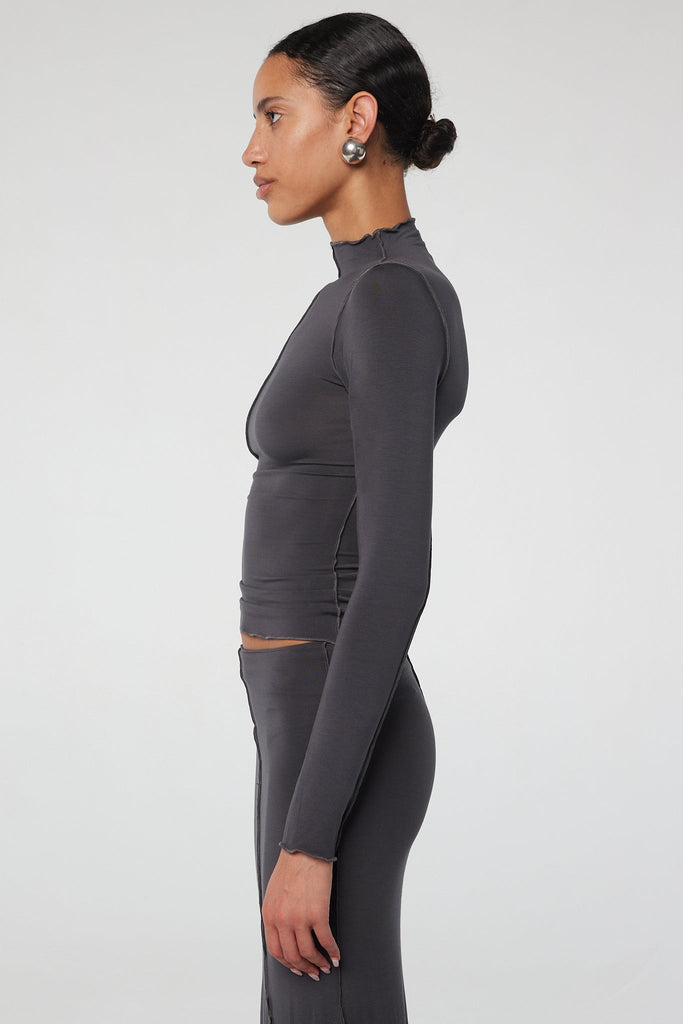 ZANE TOP DEEP GREY - The Line by K