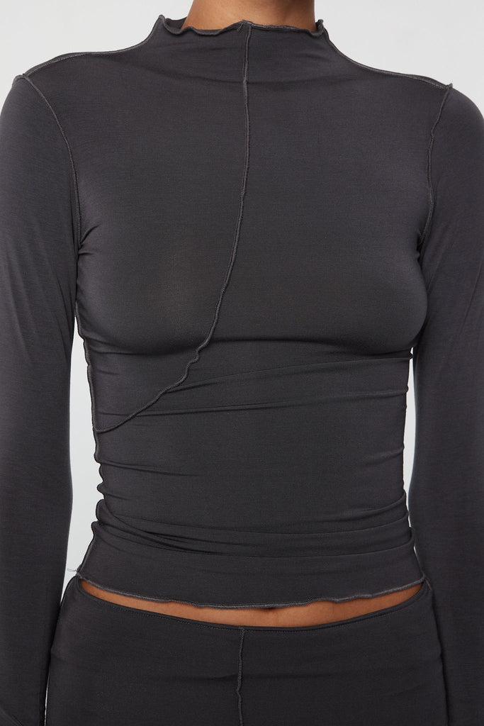 ZANE TOP DEEP GREY - The Line by K